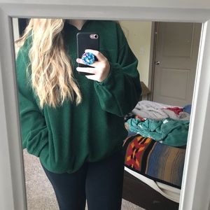 Green Quarter-Zip